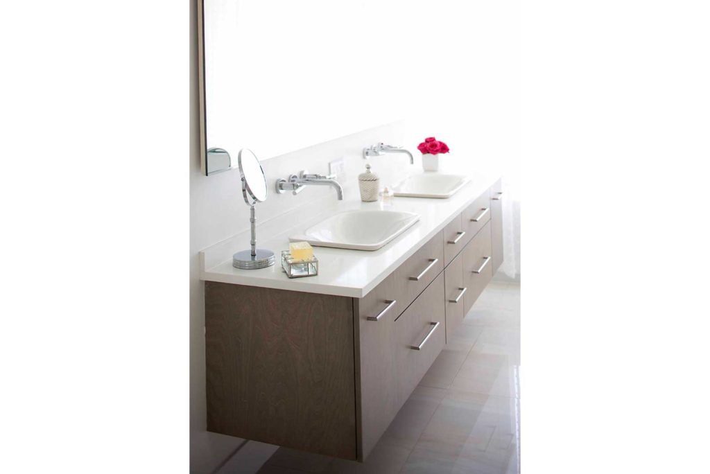 contemporary bathroom vanity