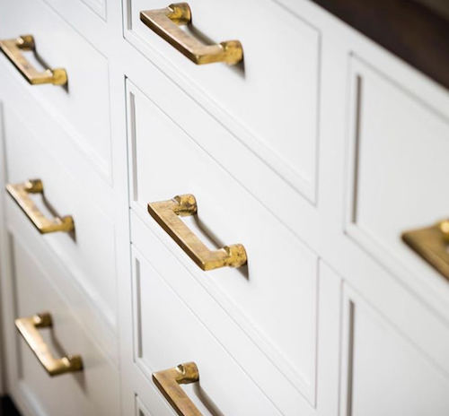 patina brass drawer pulls