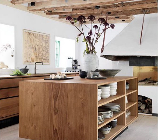modern wood kitchen