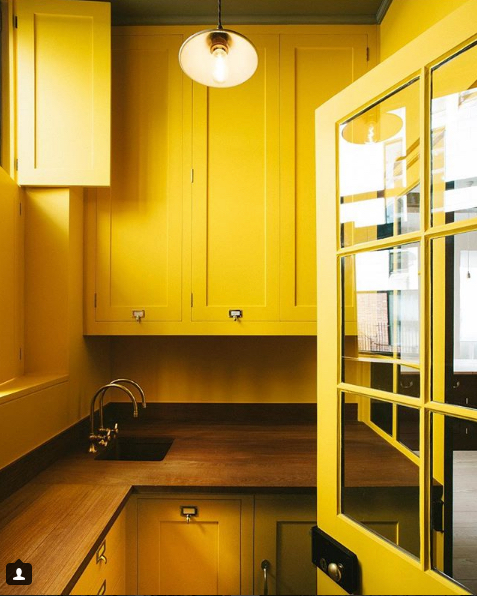 yellow pantry