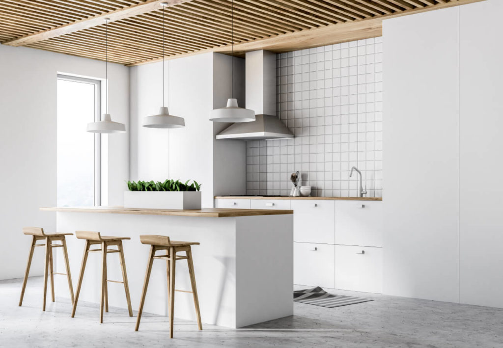 white modern kitchen