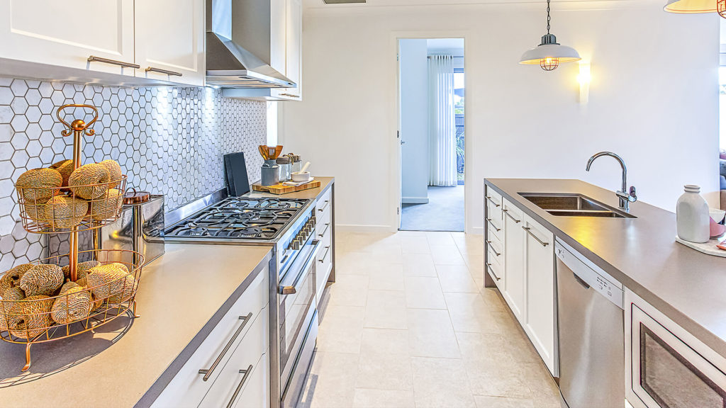 galley kitchen