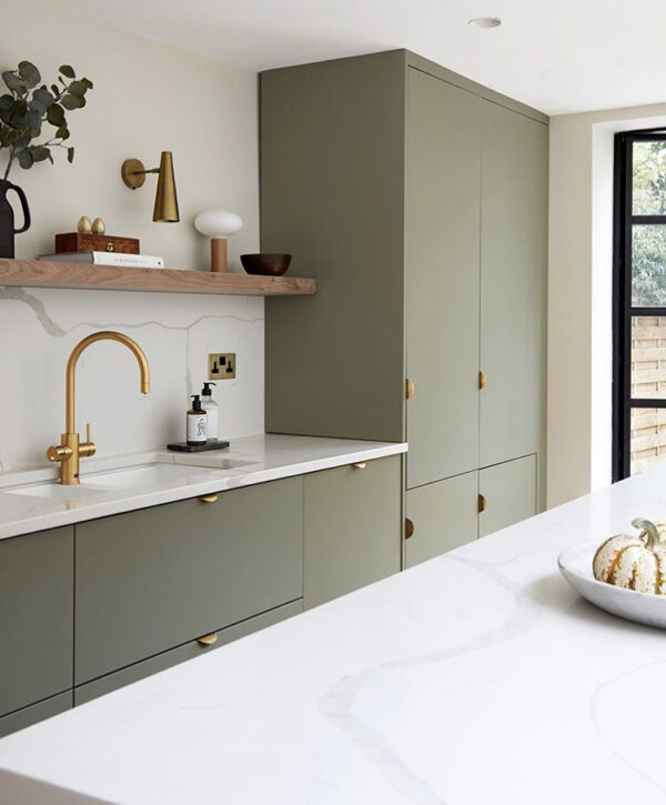 7 Gorgeous Green Kitchens to Change Your Luck All Year Long