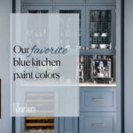 blue kitchen paint colors graphic