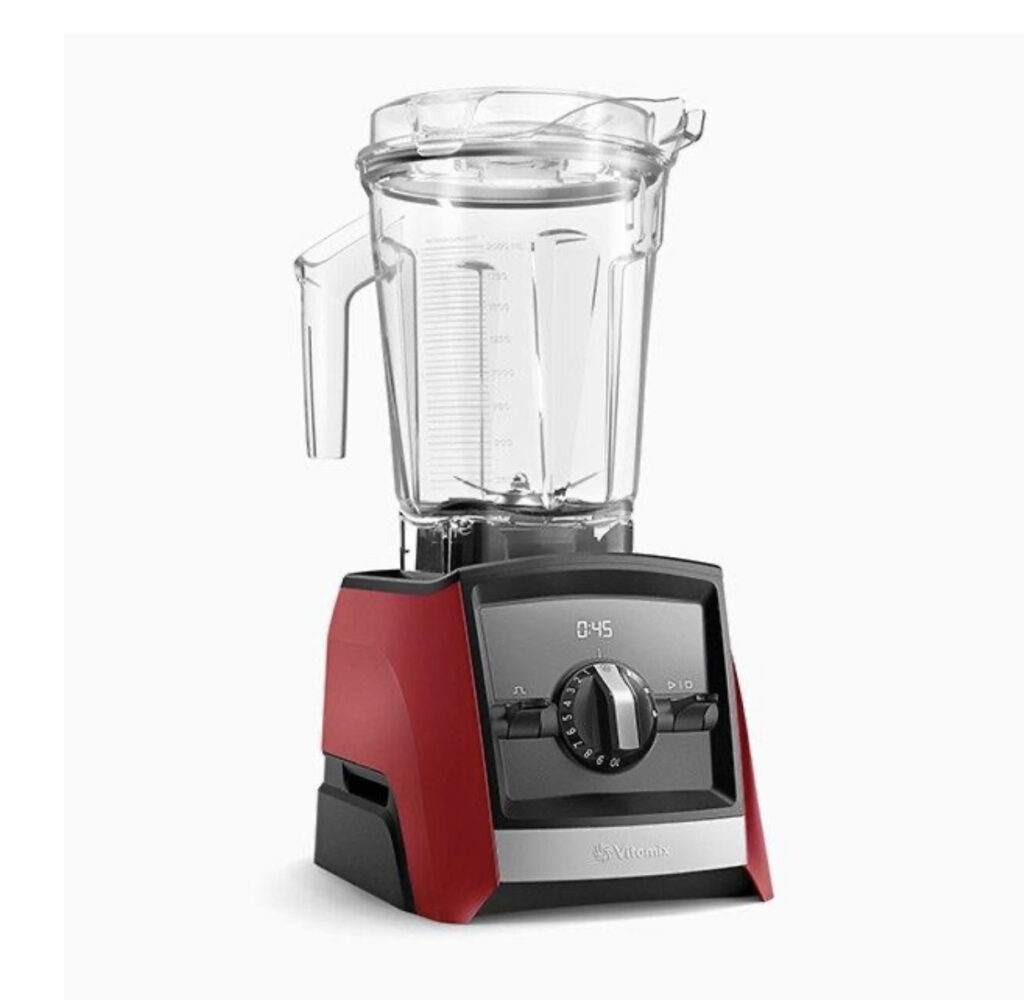 red and black vitamix