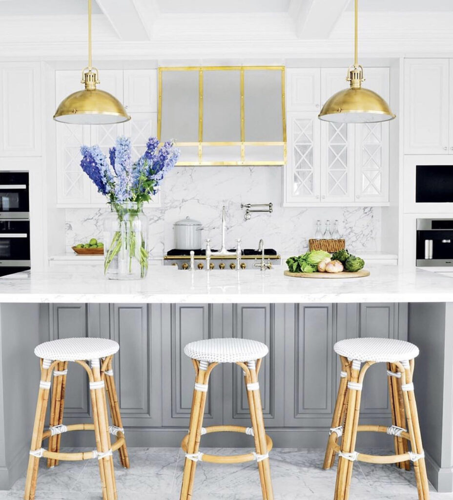 French kitchen stools from Serena and lily