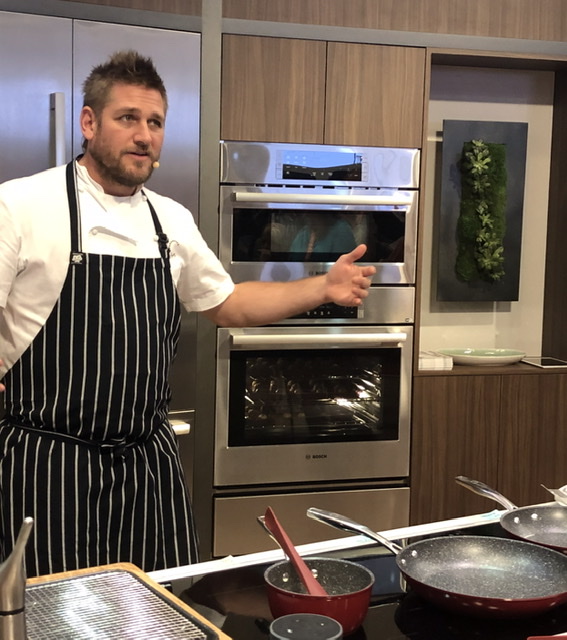 curtis stone cooking on bosch induction cooktop