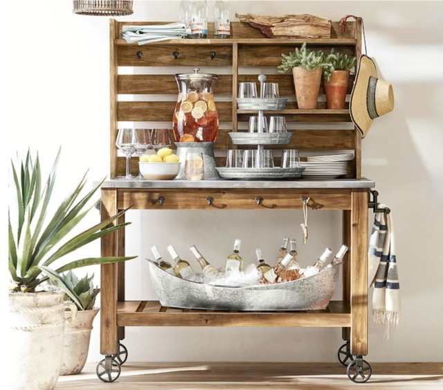 rolling cart for kitchen