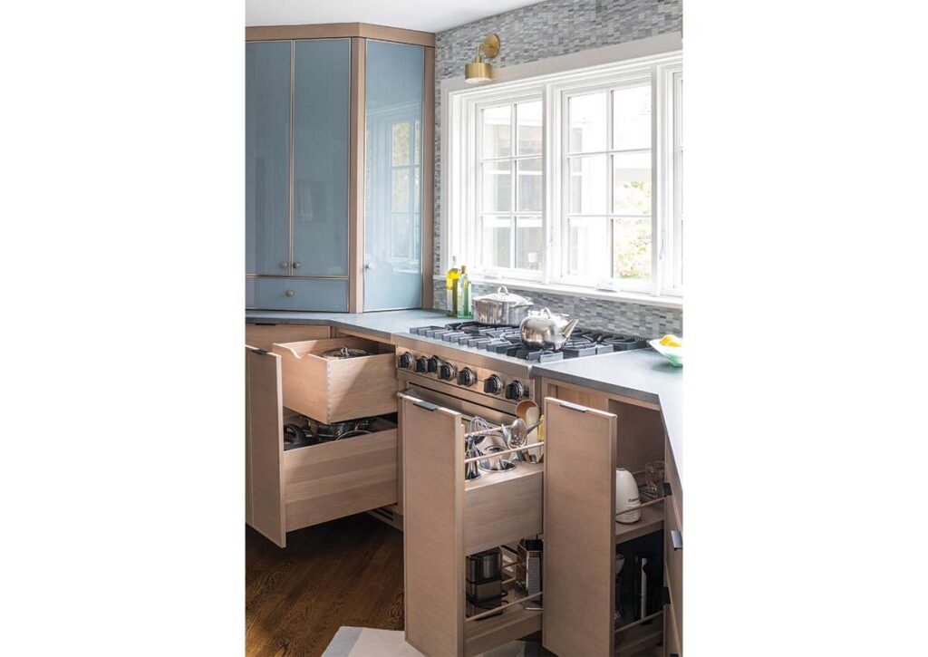 pull out storage in kitchen
