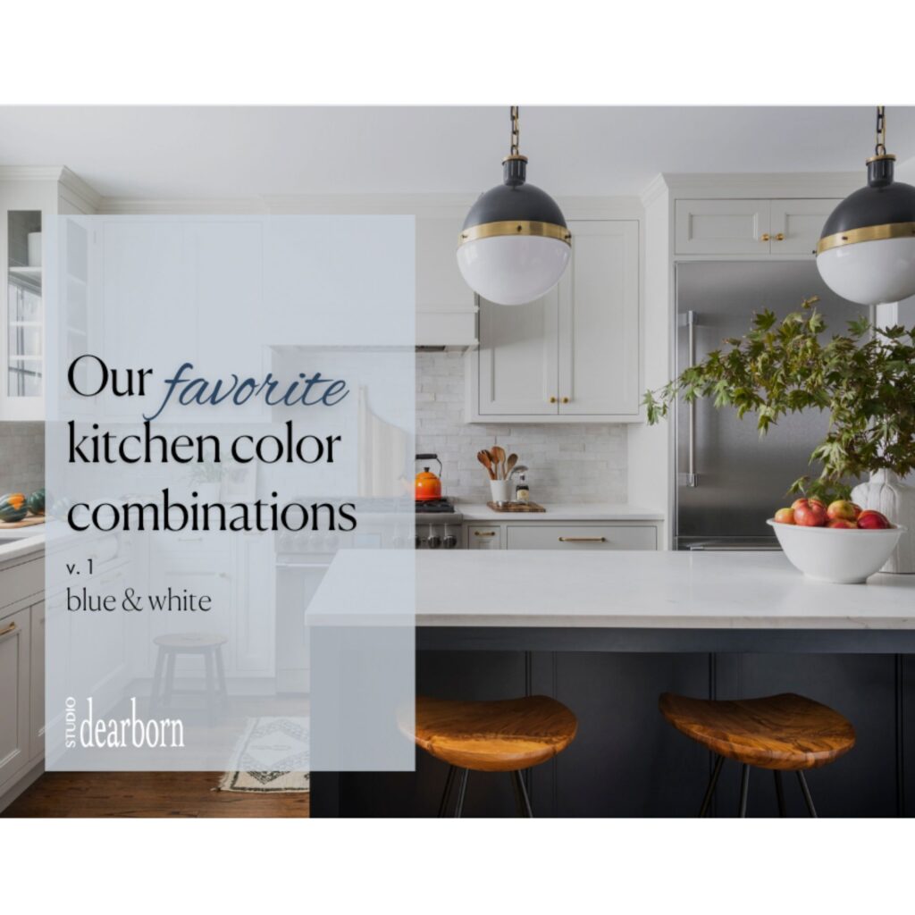 kitchen color combinations graphic