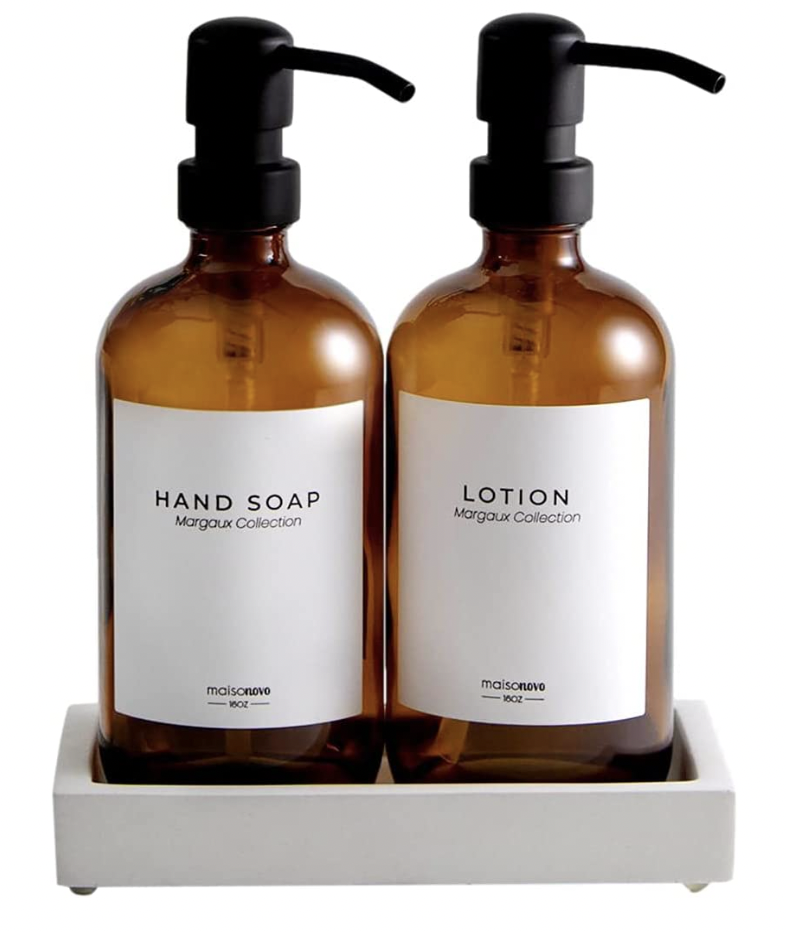 hand soap and lotion set