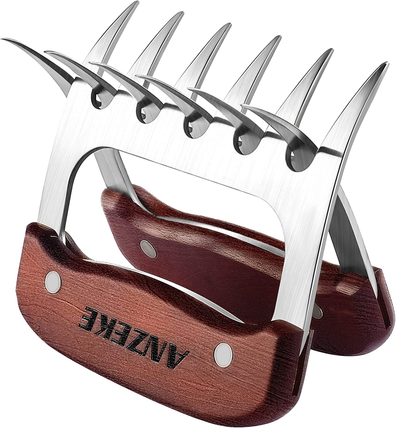 meat claws with wood handles