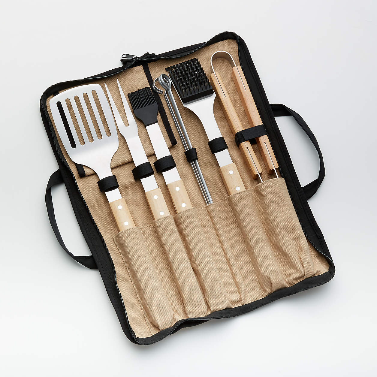 grilling tools in carrying case
