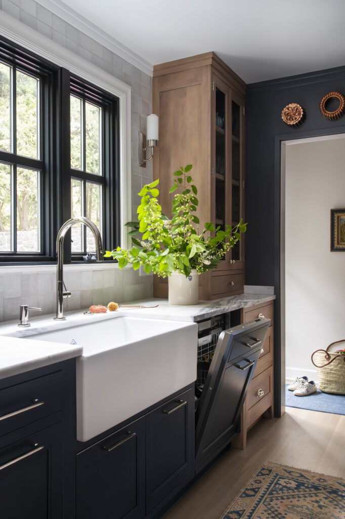 kitchen sink and dishwasher