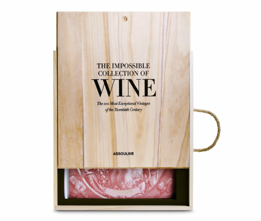 wine box with book inside