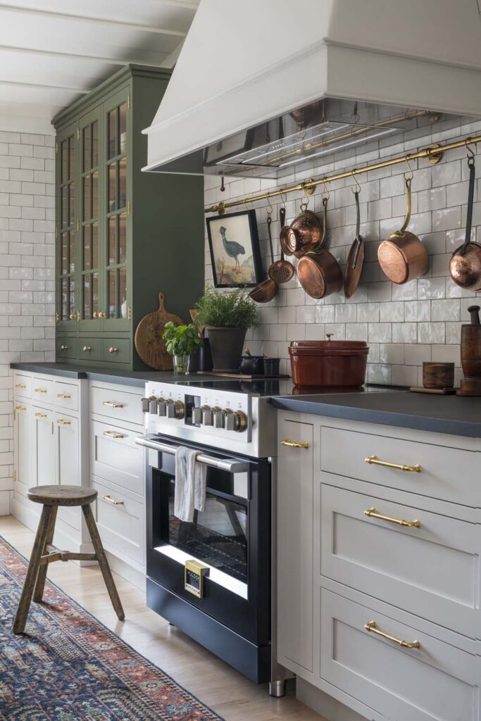 kitchen range and hood